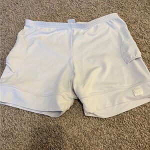 Women's White Athletic Shorts